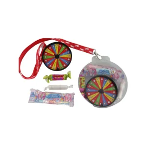 Medaille Verpakt Snoep/Spel Keycord (24 stuks)