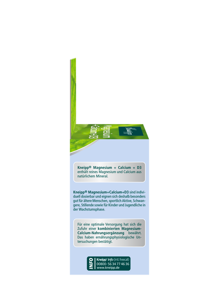 Kneipp Magnésium + Calcium + D3 150 capsules – Image 4