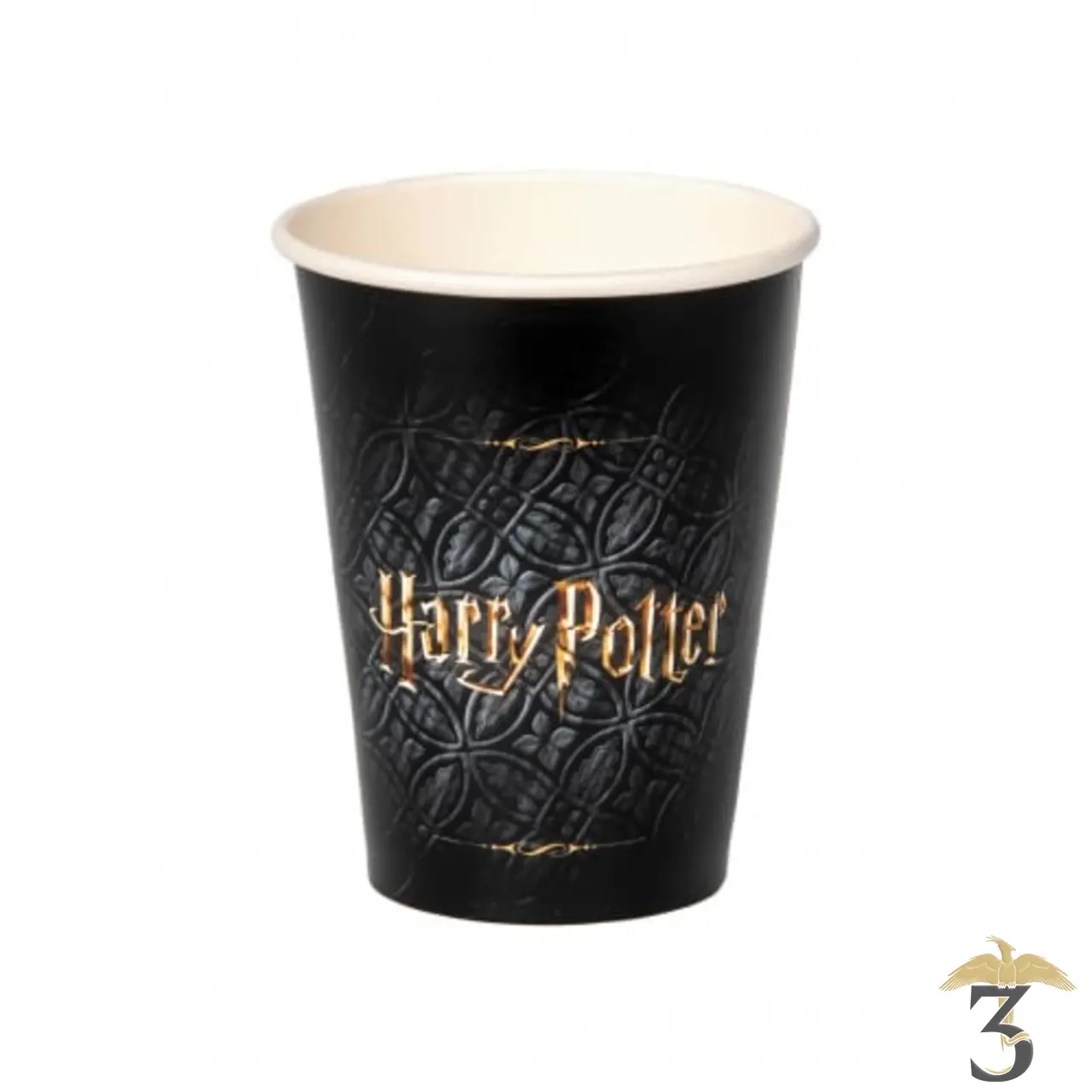 8 gobelets en carton hogwarts 210ml