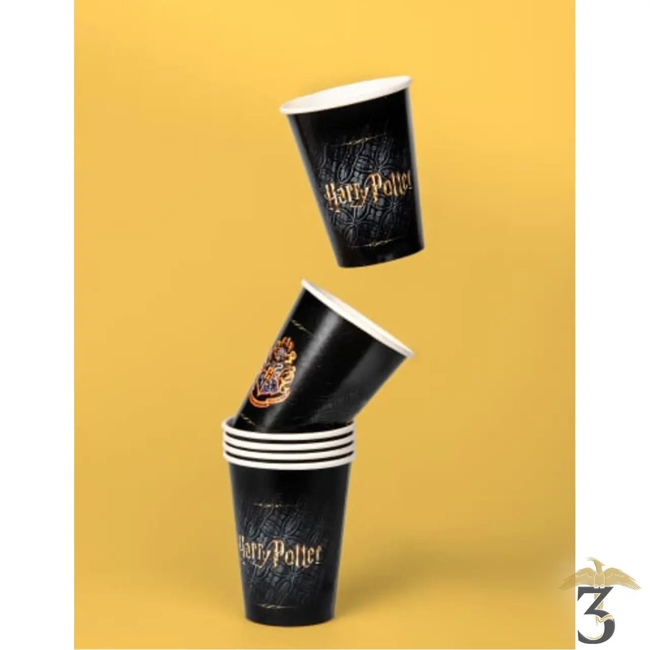 8 gobelets en carton hogwarts 210ml – Image 2