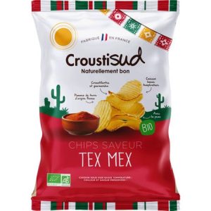 Croustisud Chips Pomme de Terre Saveur Tex Mex 100G