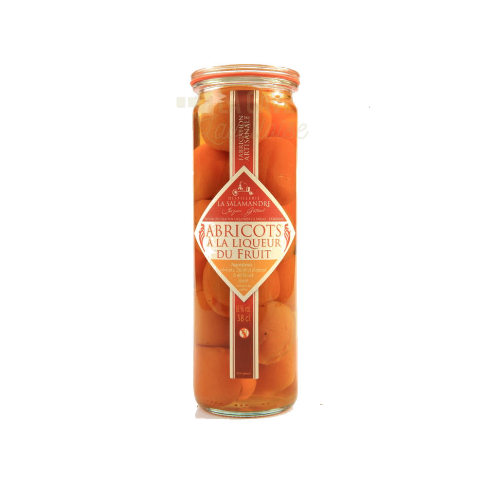 Abricots à la Liqueur 18° – Bocal 58cl