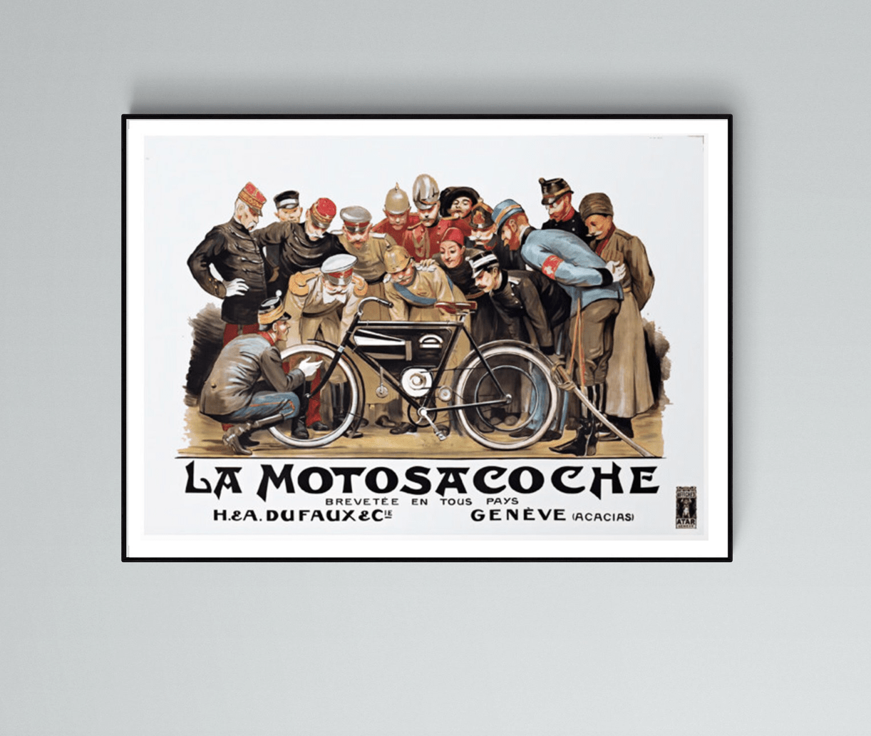 Affiche La Motosacoche