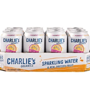 Charlie’s Organic Sparkling Water Passionfruit Bio (12x 33cl)