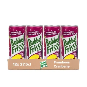 DubbelFrisss Zero Framboos Zwarte Bes (12x 25cl)