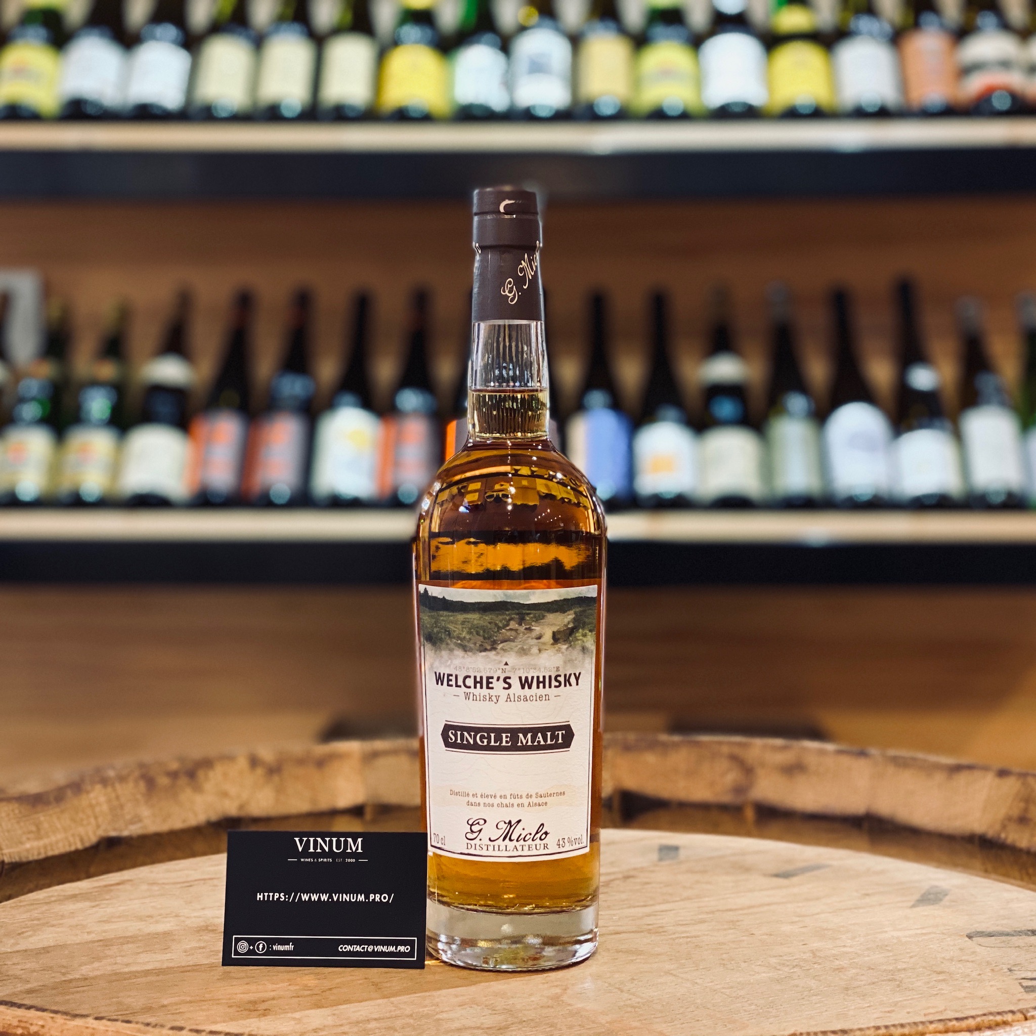 Miclo Single Malt Sauternes Welche’s Whisky Vorvoné