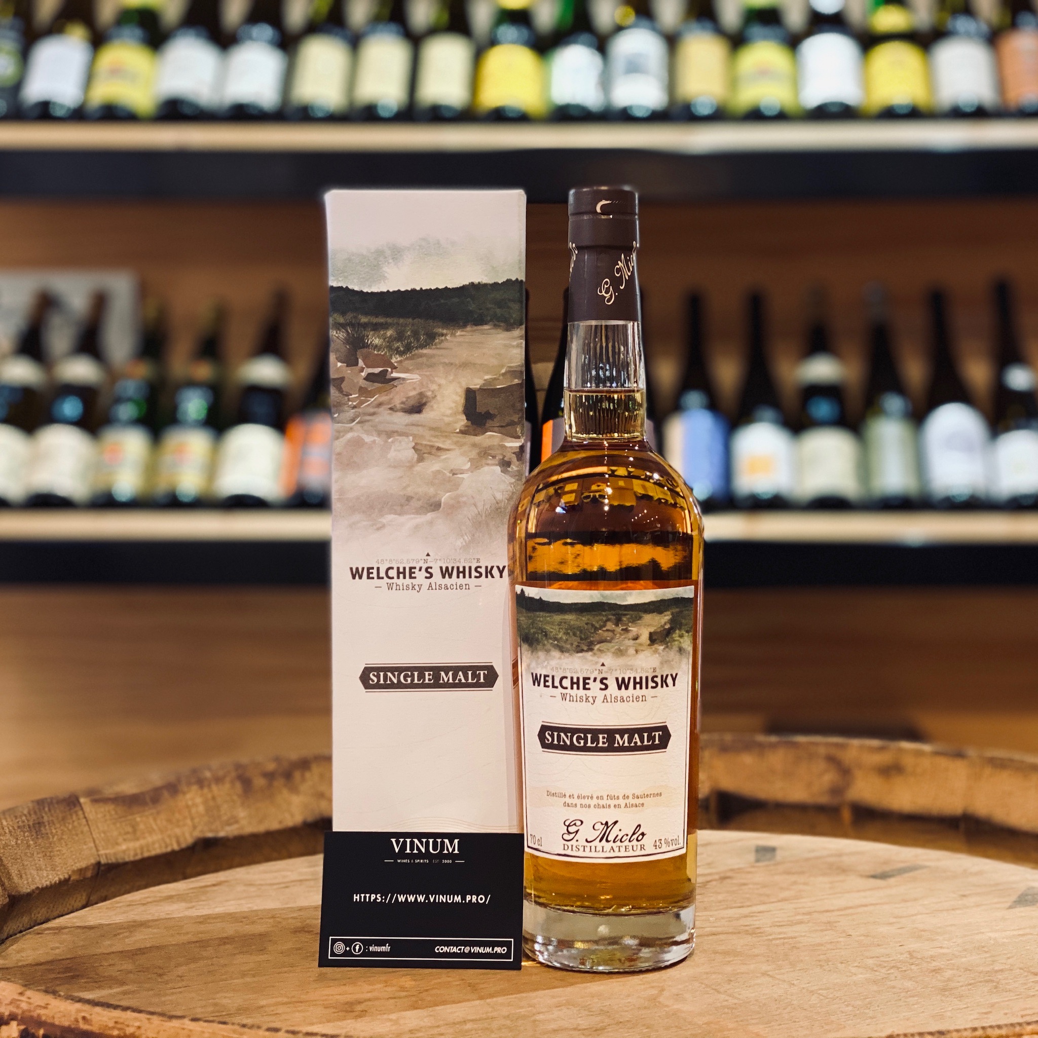 Miclo Single Malt Sauternes Welche’s Whisky Vorvoné – Image 2