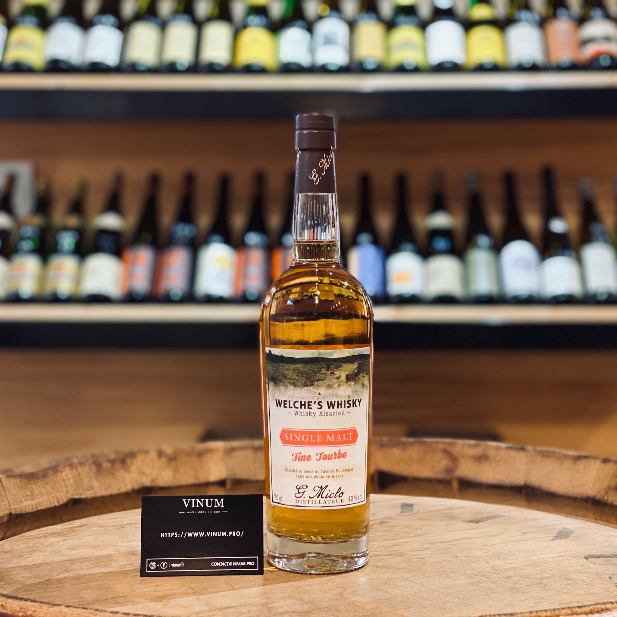 Miclo Single Malt Fumé Welche’s Whisky Faudey