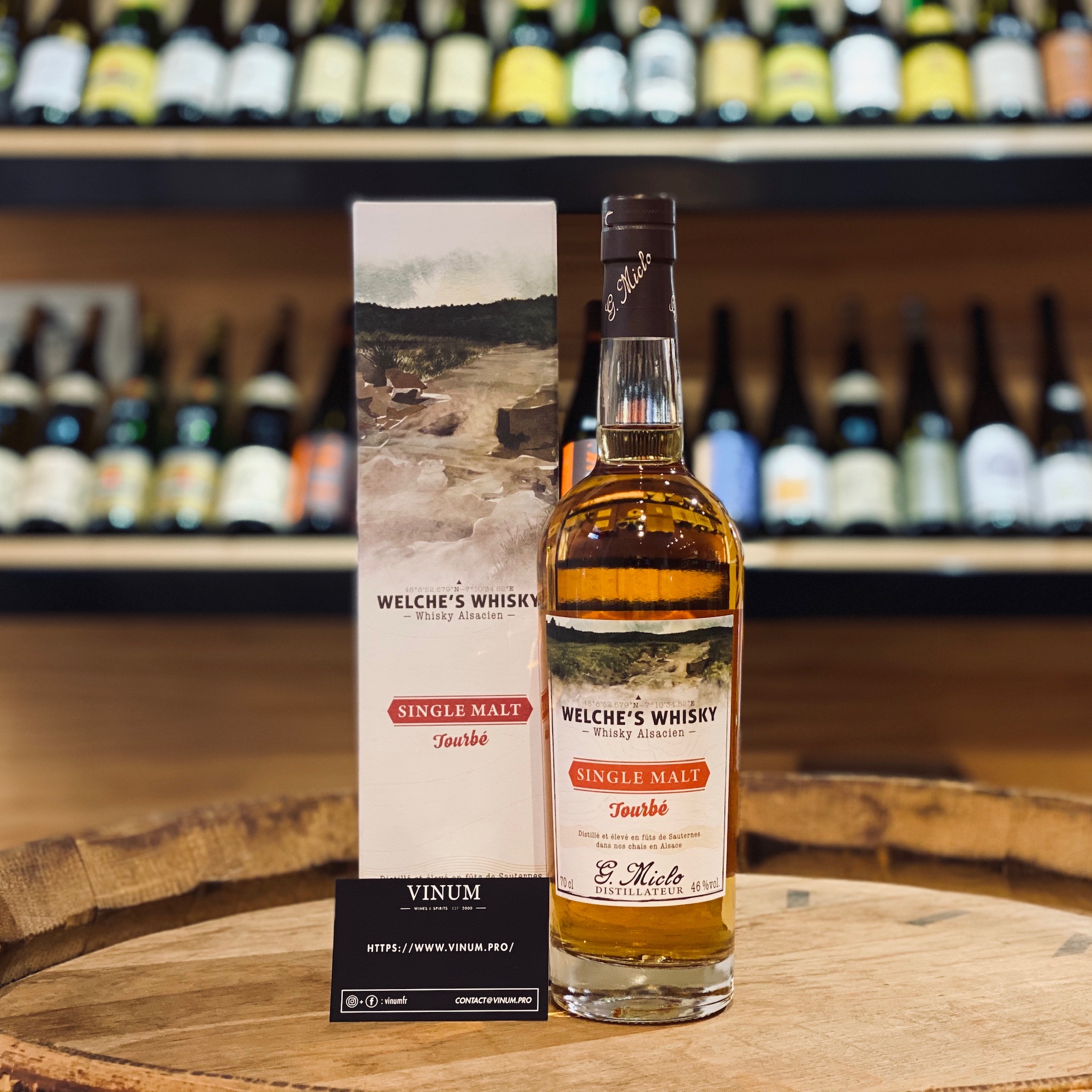 Miclo Single Malt Tourbé Welche’s Whisky Naur ma – Image 2
