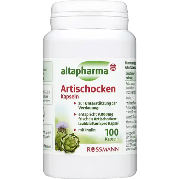 altapharma Capsules d’artichauts Complément alimentaire 100 gélules – Image 3