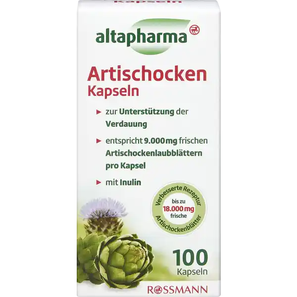altapharma Capsules d’artichauts Complément alimentaire 100 gélules