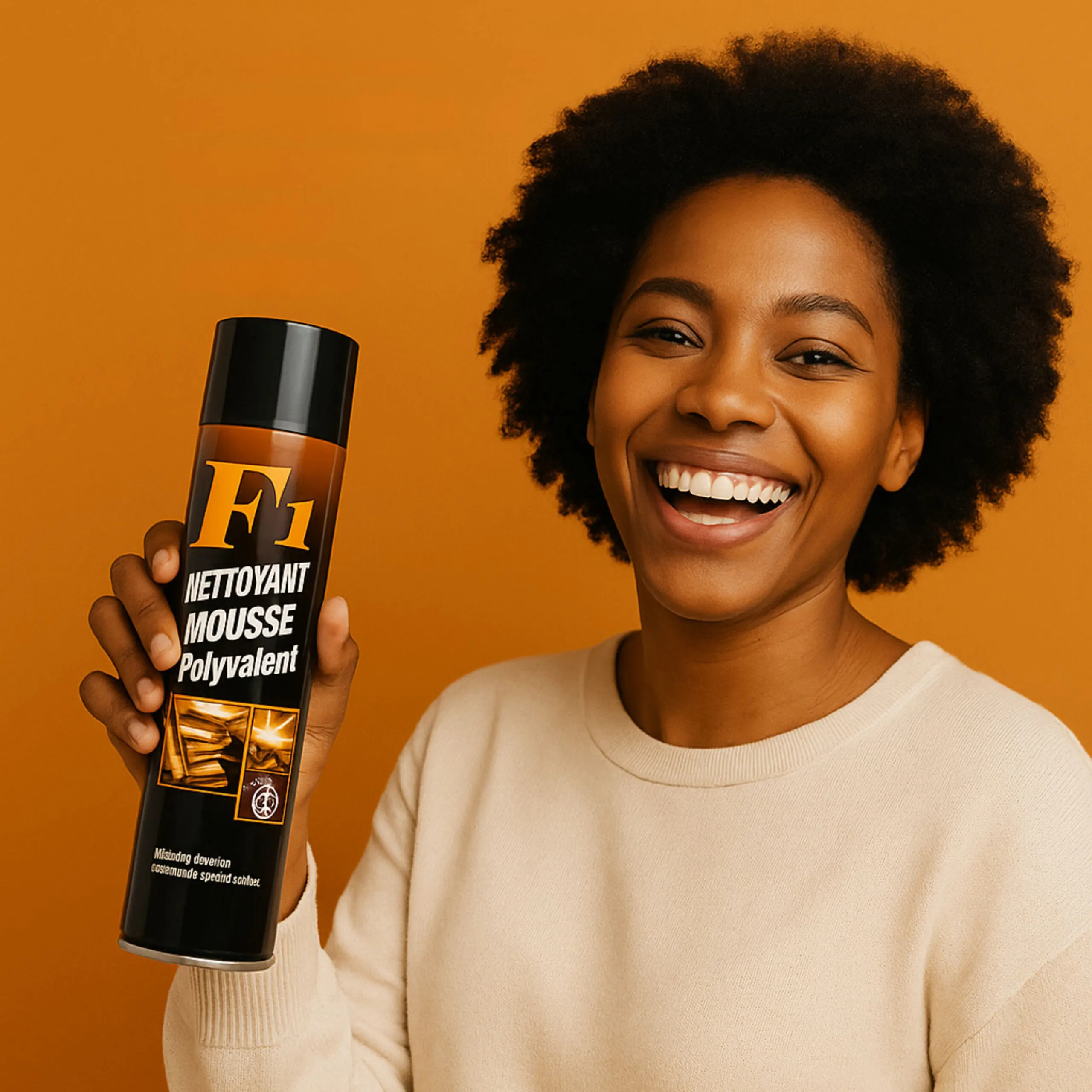 F1 Nettoyant Mousse Polyvalent – Spray Nettoyant Multi-Surface Haute Performance (650 ml) – Image 2