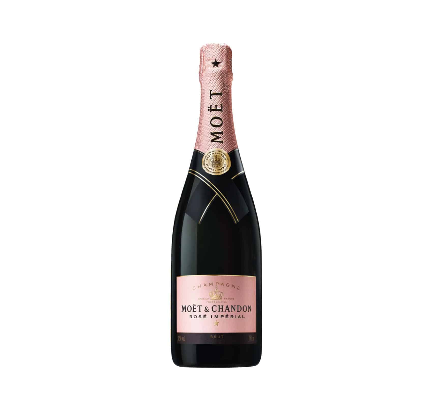 MOËT & CHANDON “ROSÉ IMPÉRIAL” N.M. Champagne Brut 75cl Sans étui