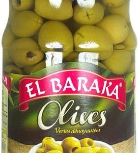 Olives Vertes Dénoyautées El Baraka 72cl