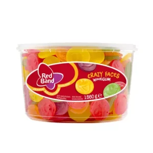 Red Band Crazy Faces Wine (300 stuks)