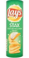 Ships Stax Sour Cream & Onion 170g