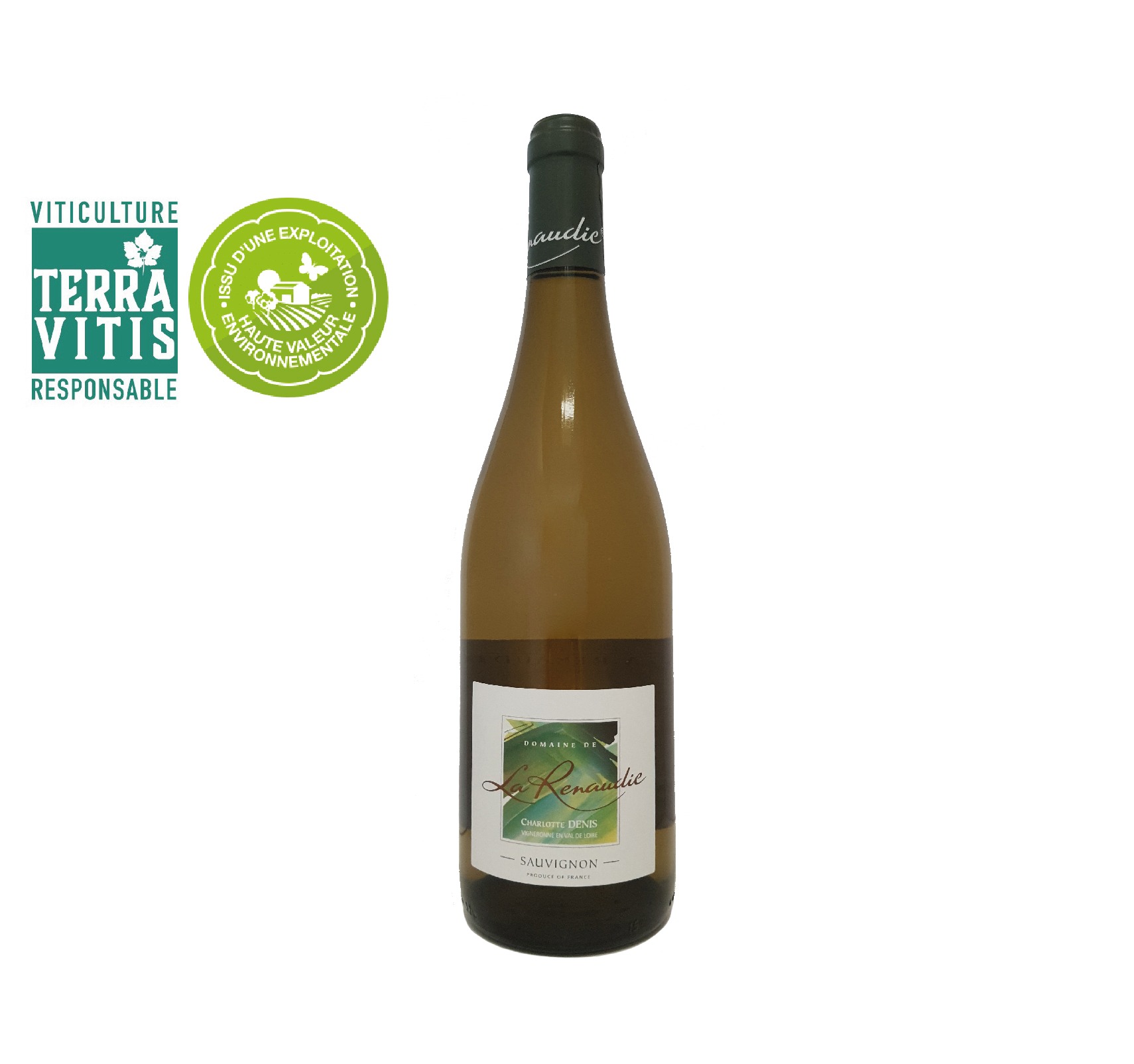 Domaine de la Renaudie “SAUVIGNON” A.O.C. TOURAINE Blanc 2023 Bouteille 75cl