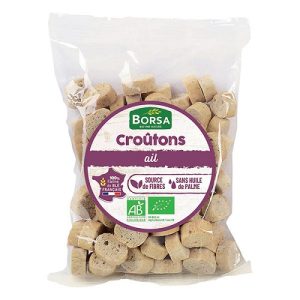 Borsa Croûtons Blé Complet à l’Ail 75G