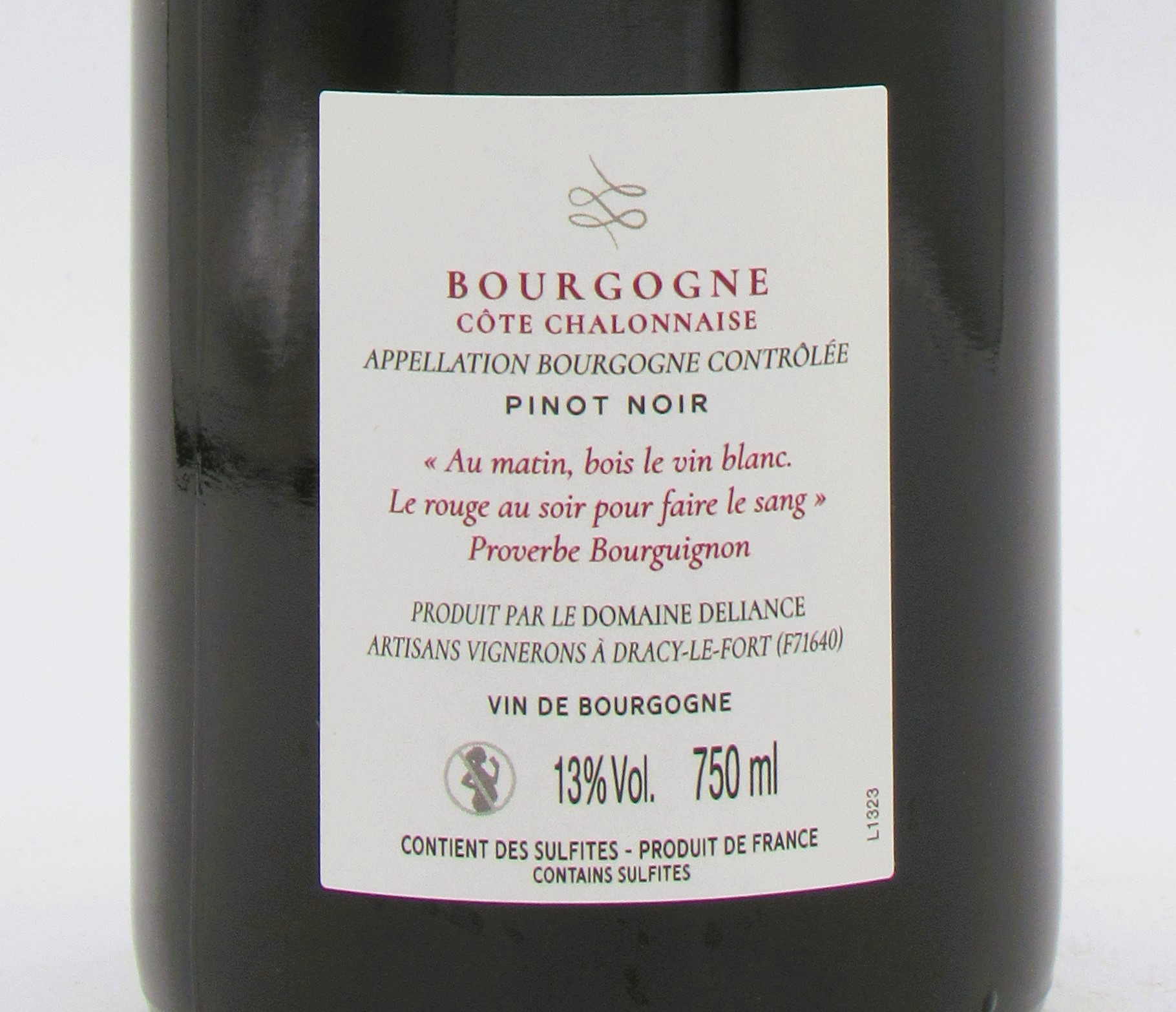 Bourgogne Cote Chalonnaise Domaine Deliance 2023 – Image 2