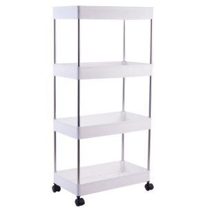 Rack de stockage mobile à 4 niveaux