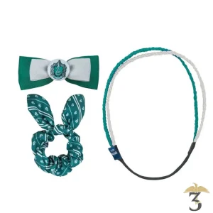 Set de 3 accessoires cheveux serpentard trendy