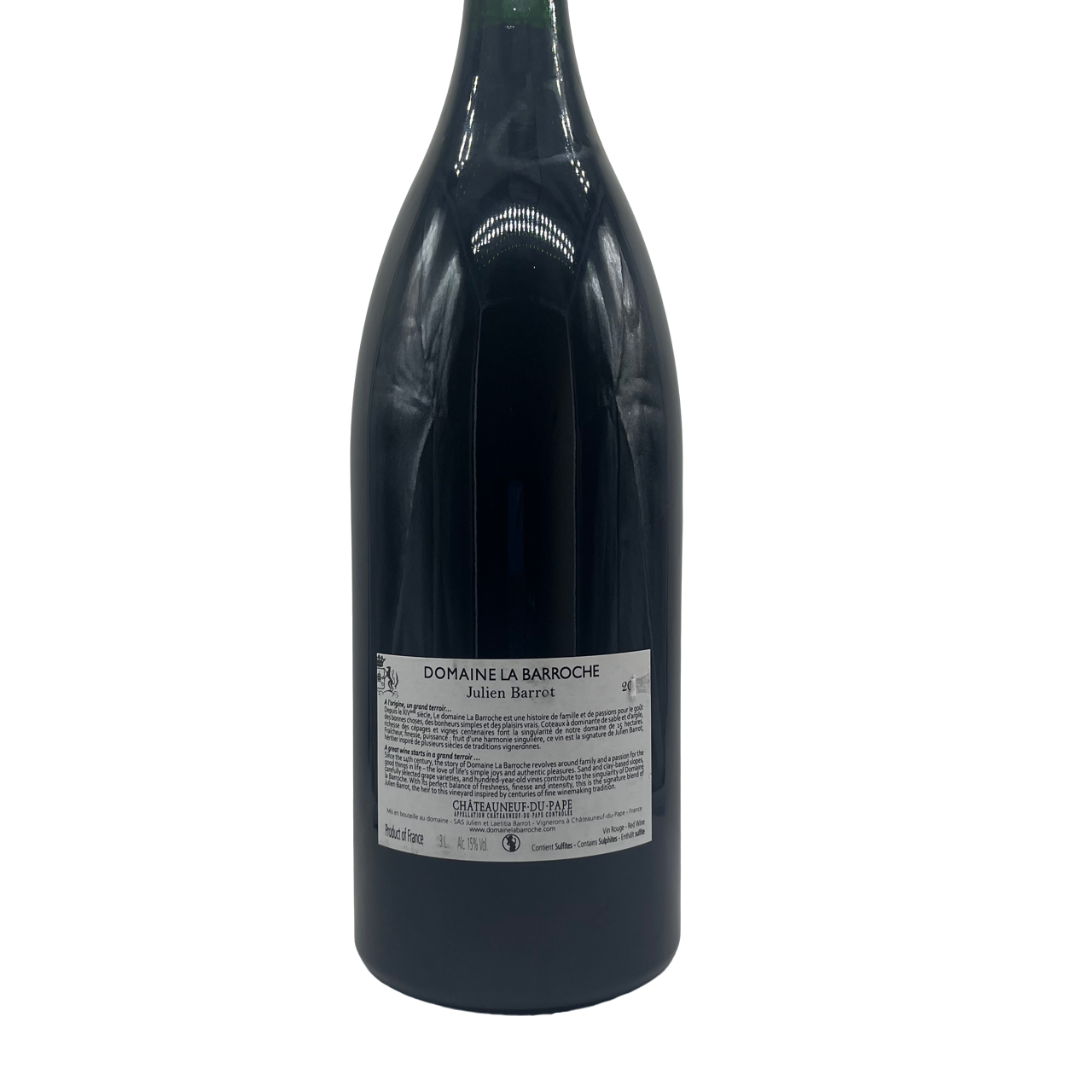 Jeroboam Châteauneuf-du-Pape « Julien Barrot » 2019 – 300cl – Image 2