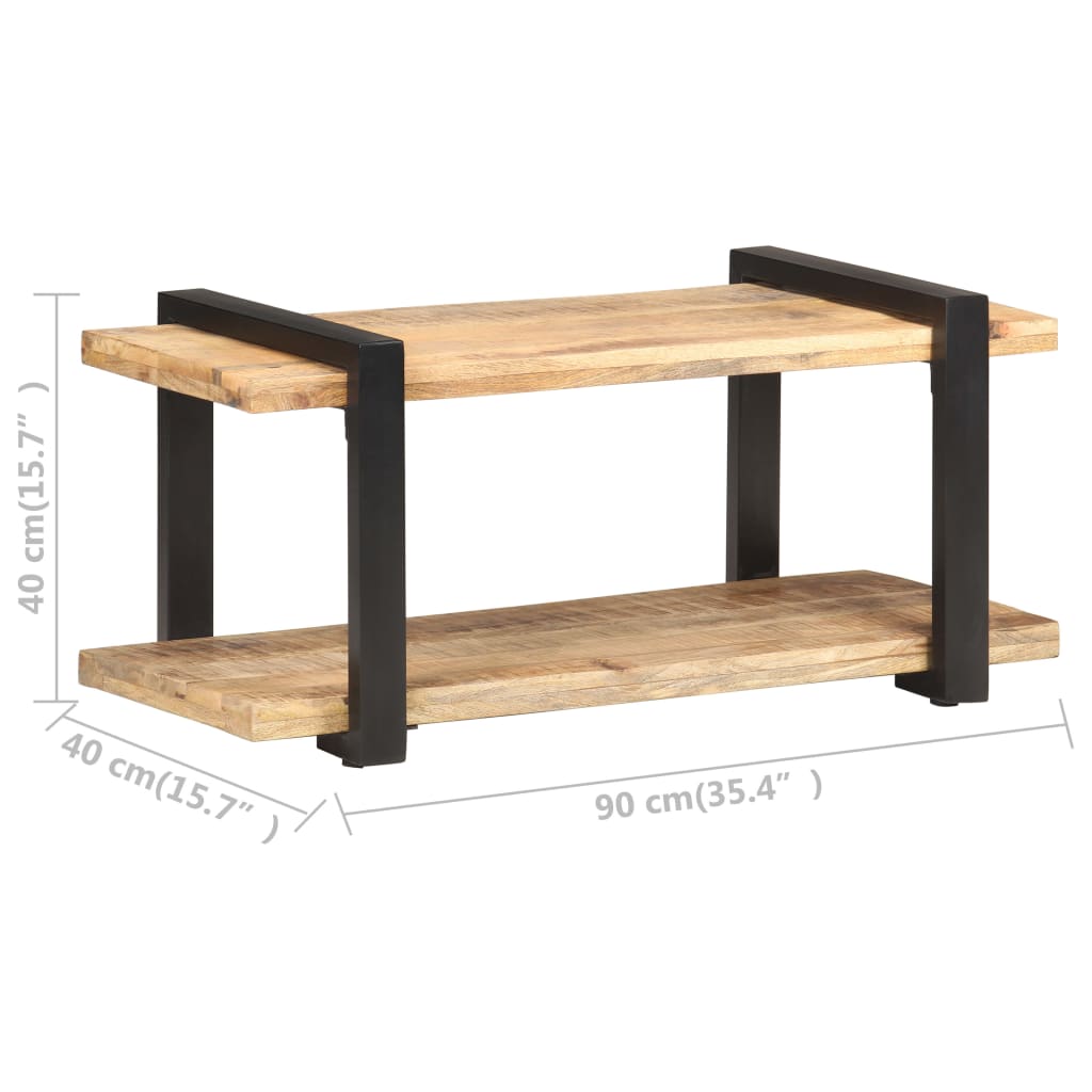 Meuble TV en manguier 90×40 (MARKETPLACE) – Image 4