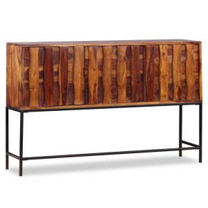 Buffet en acacia 120×80 pied métal