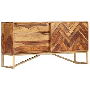 Buffet en acacia 120×60 pied métal