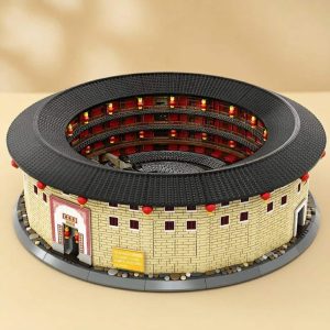 Maquette circulaire du Tulou de Yongding à assembler en 3317 pièces