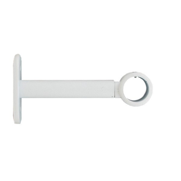 Lot de 2 supports extensible (L90 – L150 / D20 mm) Blanc mat